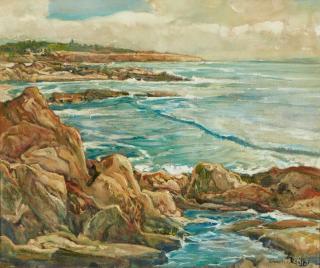 Charles Reiffel - Coastal Scene