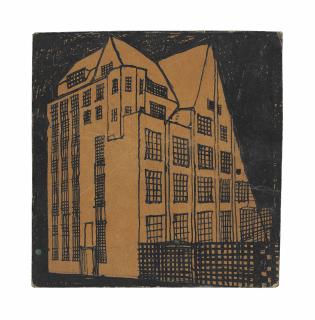Charles Rennie Mackintosh - Sketch for a block of studios and flats for the Arts League of Service, Glebe Place, Chelsea