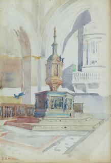 Charles Rennie Mackintosh - The Baptistry, Siena Cathedral, 1891