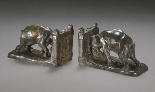 Charles Robert Knight - Pushing Elephants: A Pair of Bookends