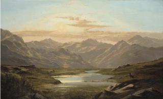 Charles Robert Leslie, R.A. - Ben Lawers from Ben Ledi, looking across Loch Tay