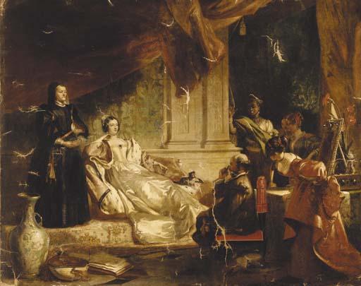 Charles Robert Leslie, R.A. - Sancho Panza and the Duchess