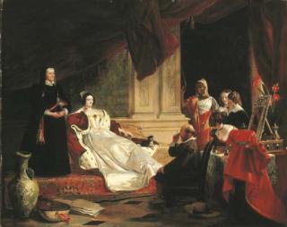 Charles Robert Leslie, R.A. - Sancho Panza in the Apartment of the Duchess