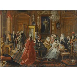 Charles Robert Leslie R.A. - Sir Plume Demands The Restoration Of The Lock, From Alexander Pope\'S The Rape Of The Lock