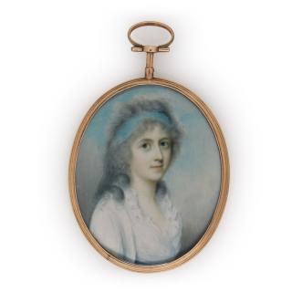 Charles Robertson - Portrait of a lady, circa 1790