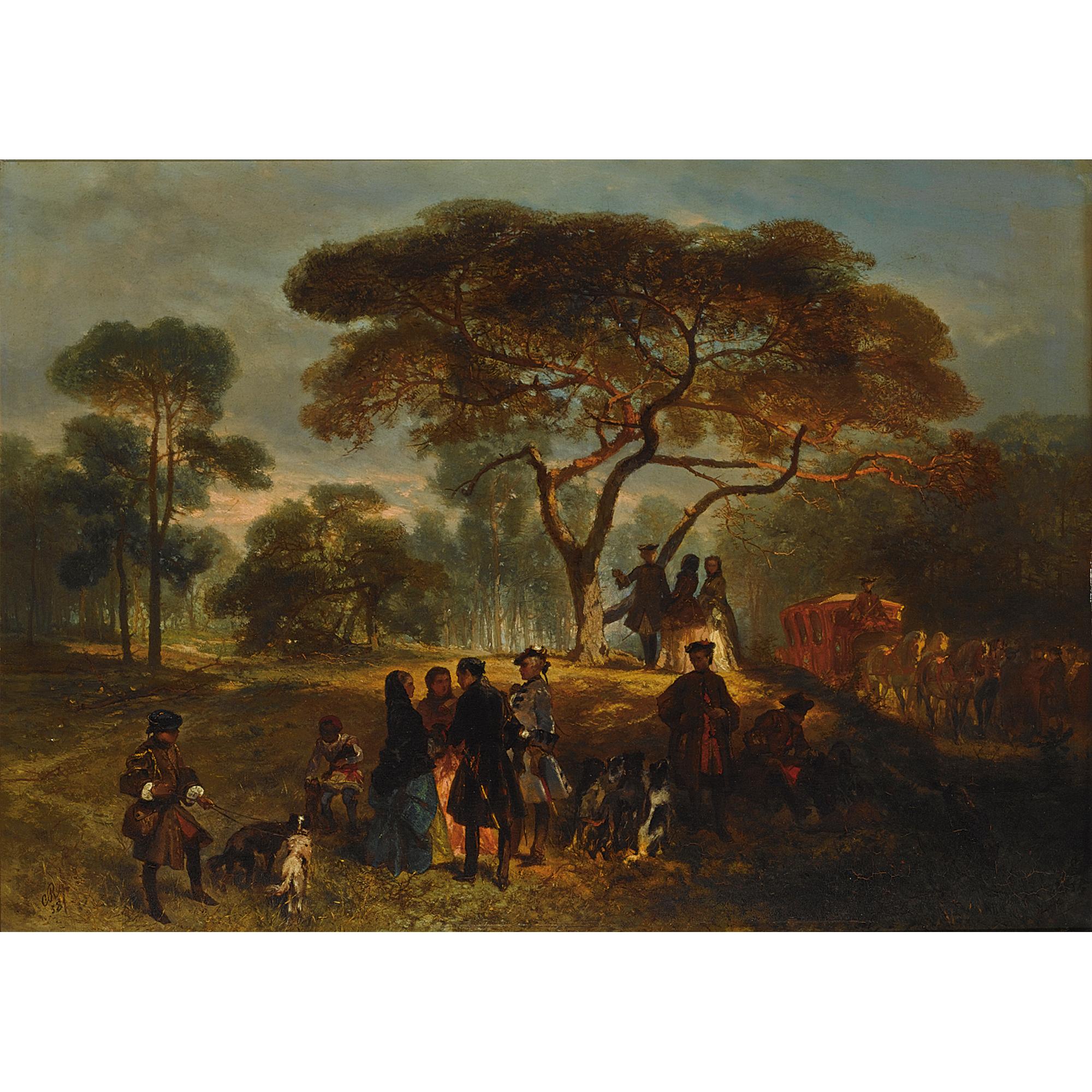 Charles Rochussen - A Moment Of Rest On A Long Journey