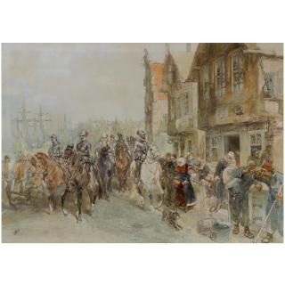 Charles Rochussen - Dutch The Duke Of Alba\'S Entry Into Amsterdam