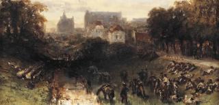 Charles Rochussen - Soldiers Taking A Break