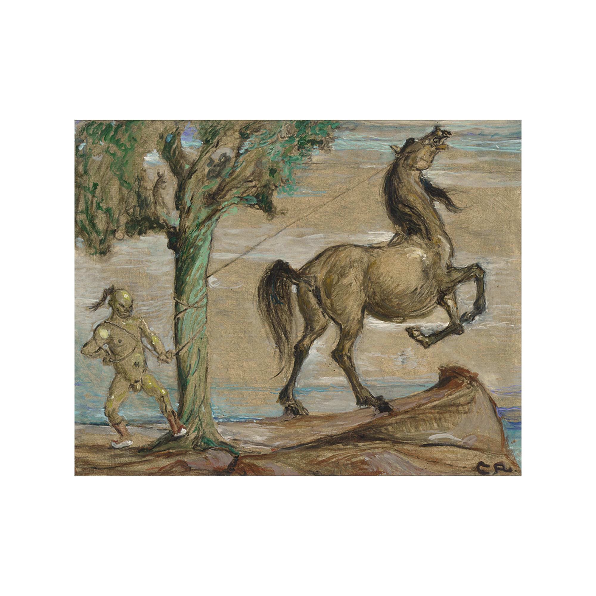 Charles Roelofsz - Taming The Horse; Woman With Unicorn