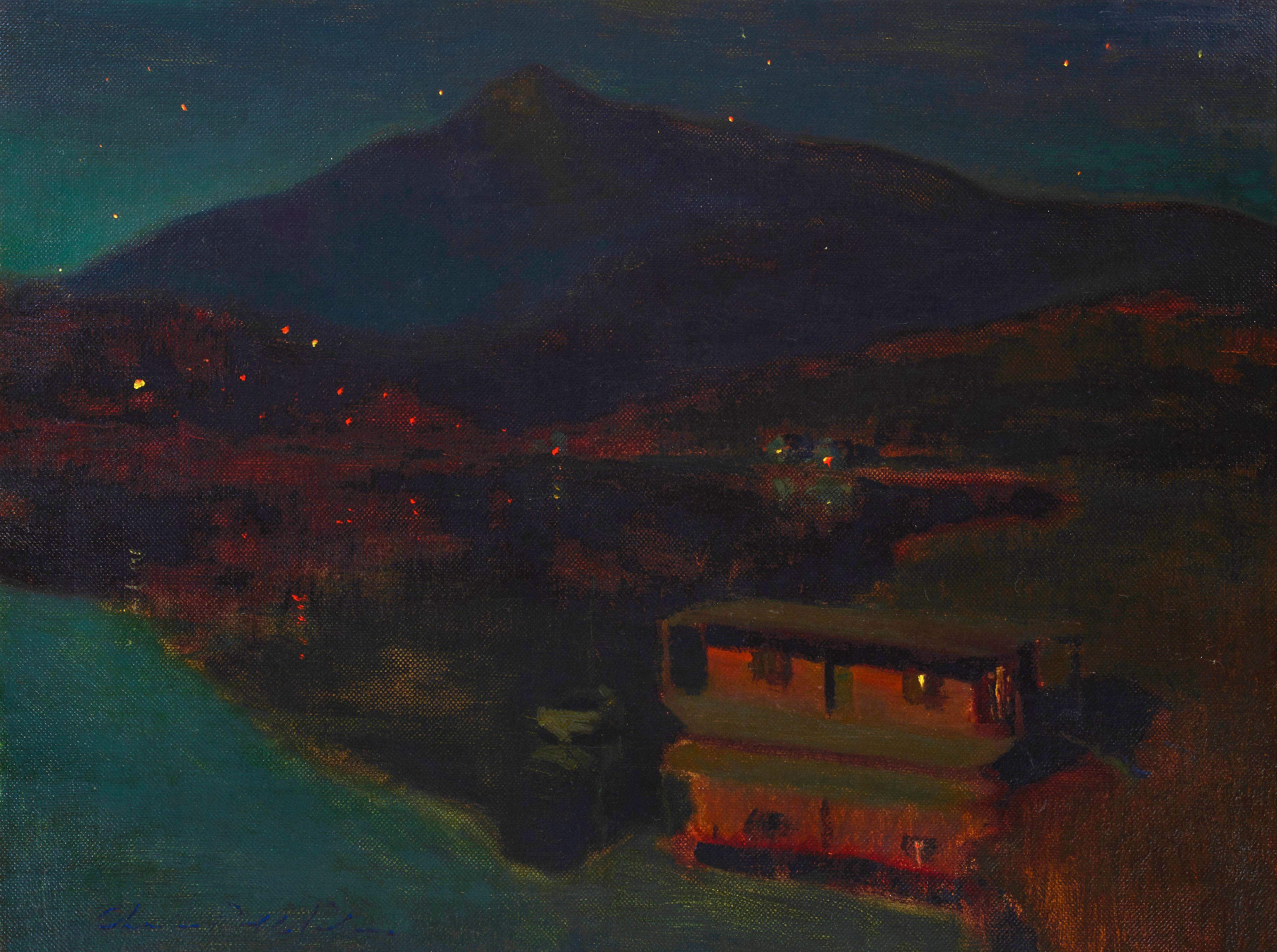 Charles Rollo Peters - Houseboats in Belvedere