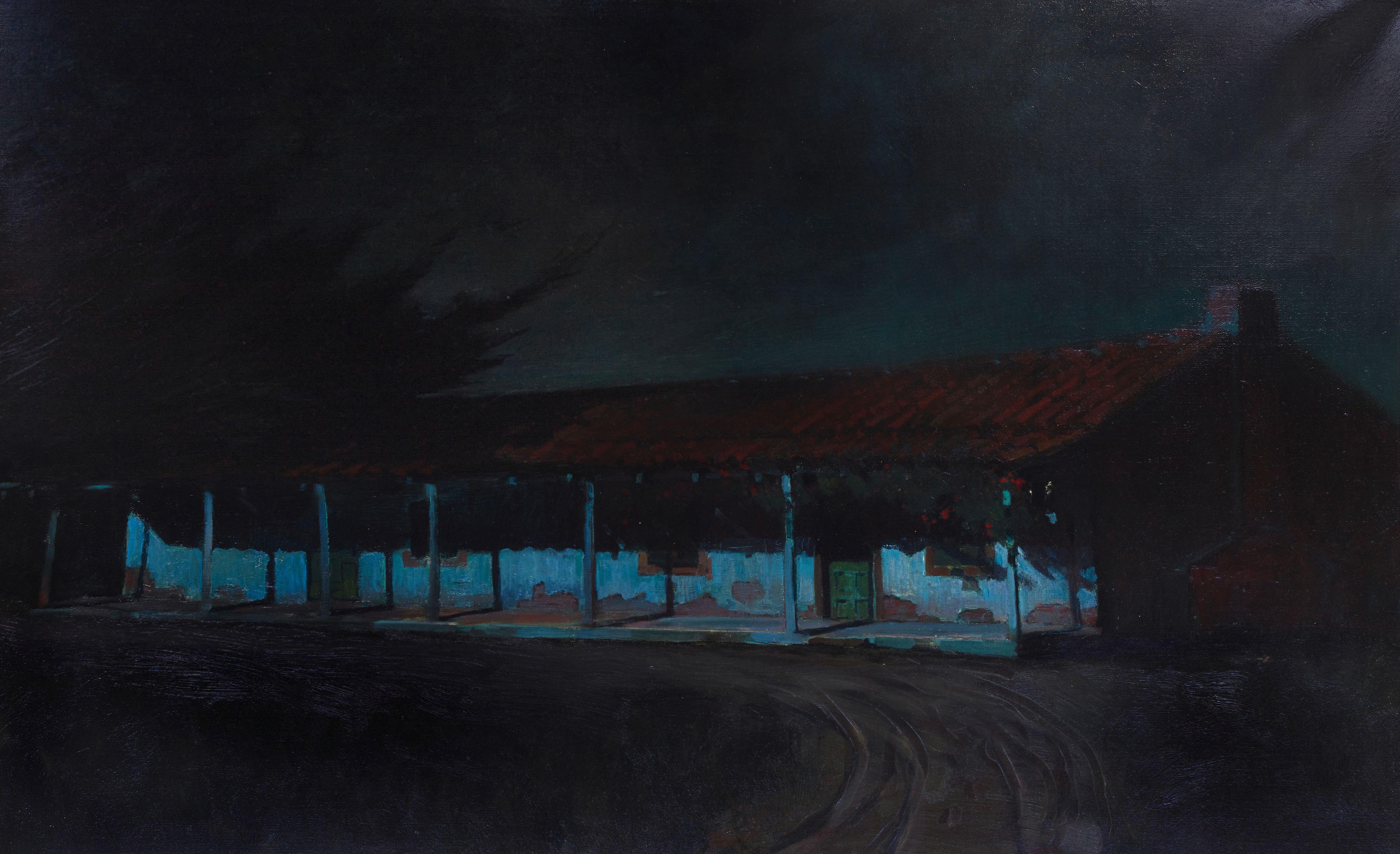 Charles Rollo Peters - Moon Shadows Under the Eaves