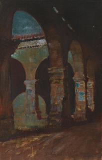 Charles Rollo Peters - Under The Mission Portico