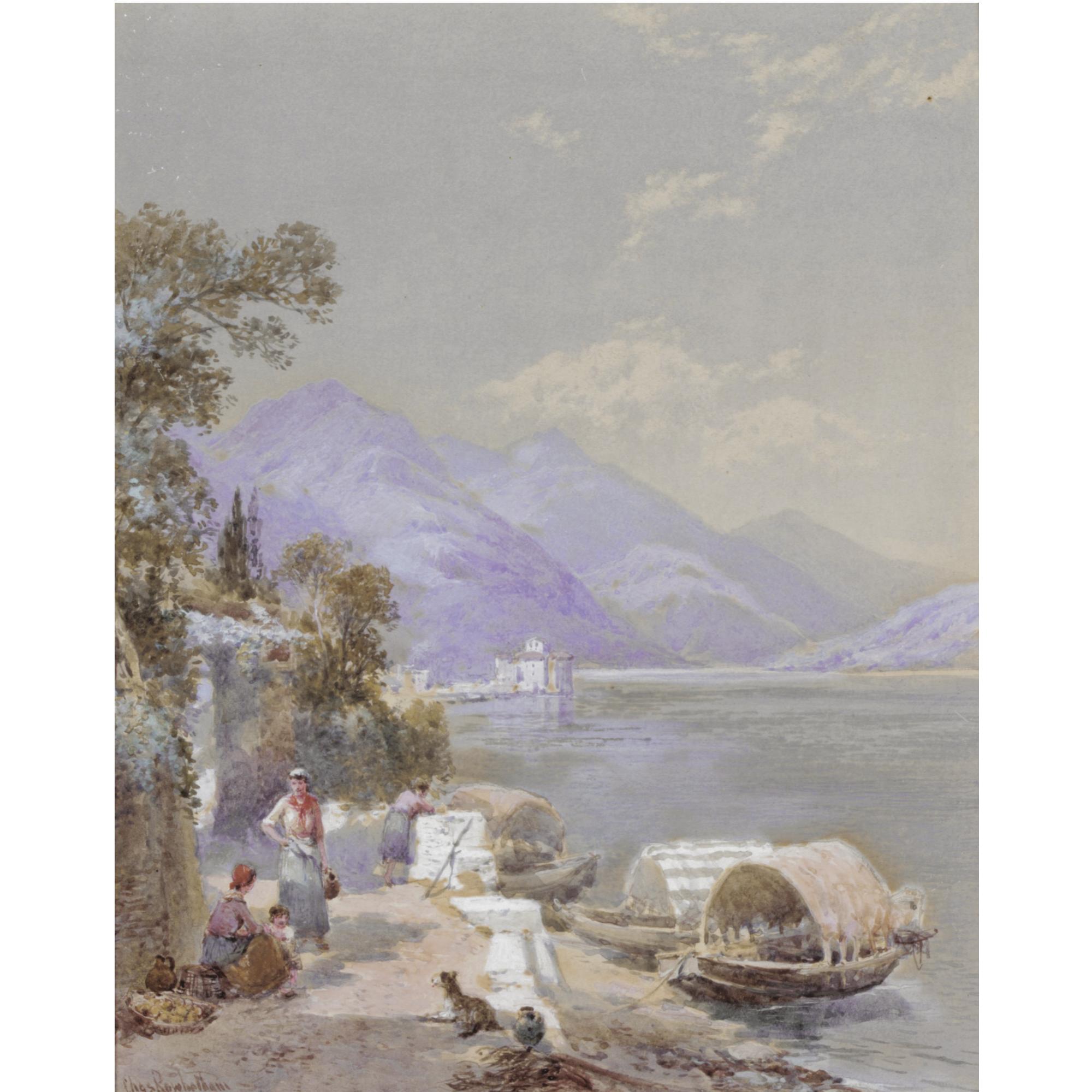 Charles Rowbotham - Castle Of Canero, Lago Maggiore; Capri