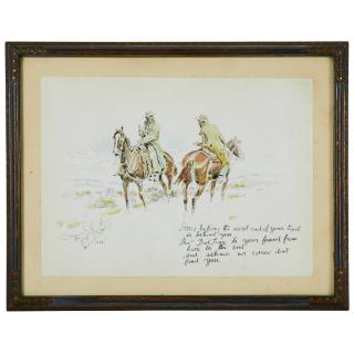 Charles Russell - A Charles Russell Holiday Card.