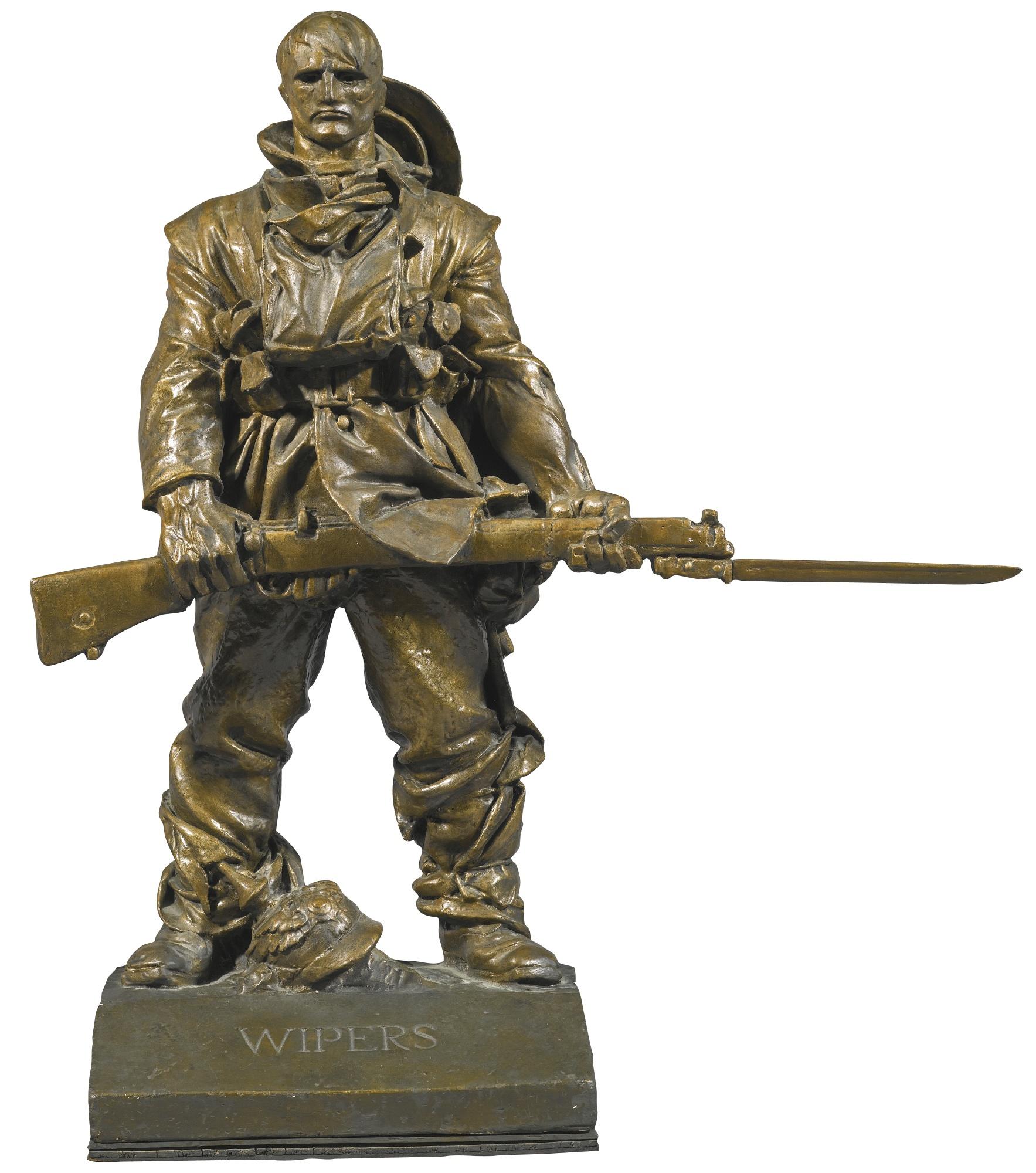Charles Sargeant Jagger, M.C. - Maquette For Wipers