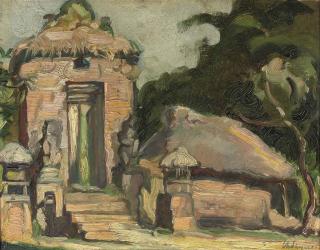 Charles Sayers - An Indonesian temple gate