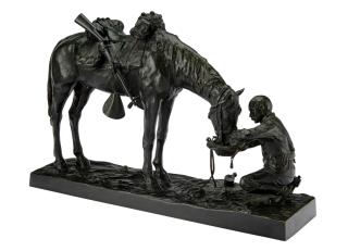 Charles Schreyvogel - The Last Drop 12in high