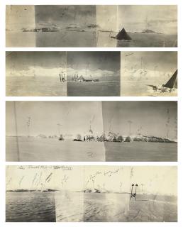 Charles Seymour Wright - British Antarctic Expedition, 1910-13: Wright\'s photographs -- a large collection of approximately 1,573 vintage contact prints and gelatin silver prints by Wright and other of Ponting\'s pupils at Cape Evans