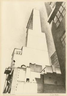 Charles Sheeler - Delmonico Building (Gordon 4)