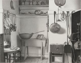 Charles Sheeler - Kitchen of Governor\'s Palace, Williamsburg, Va.