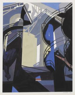 Charles Sheeler - Related Forms Ii (Continuity #2)