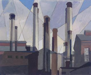 Charles Sheeler - Stacks in Celebration