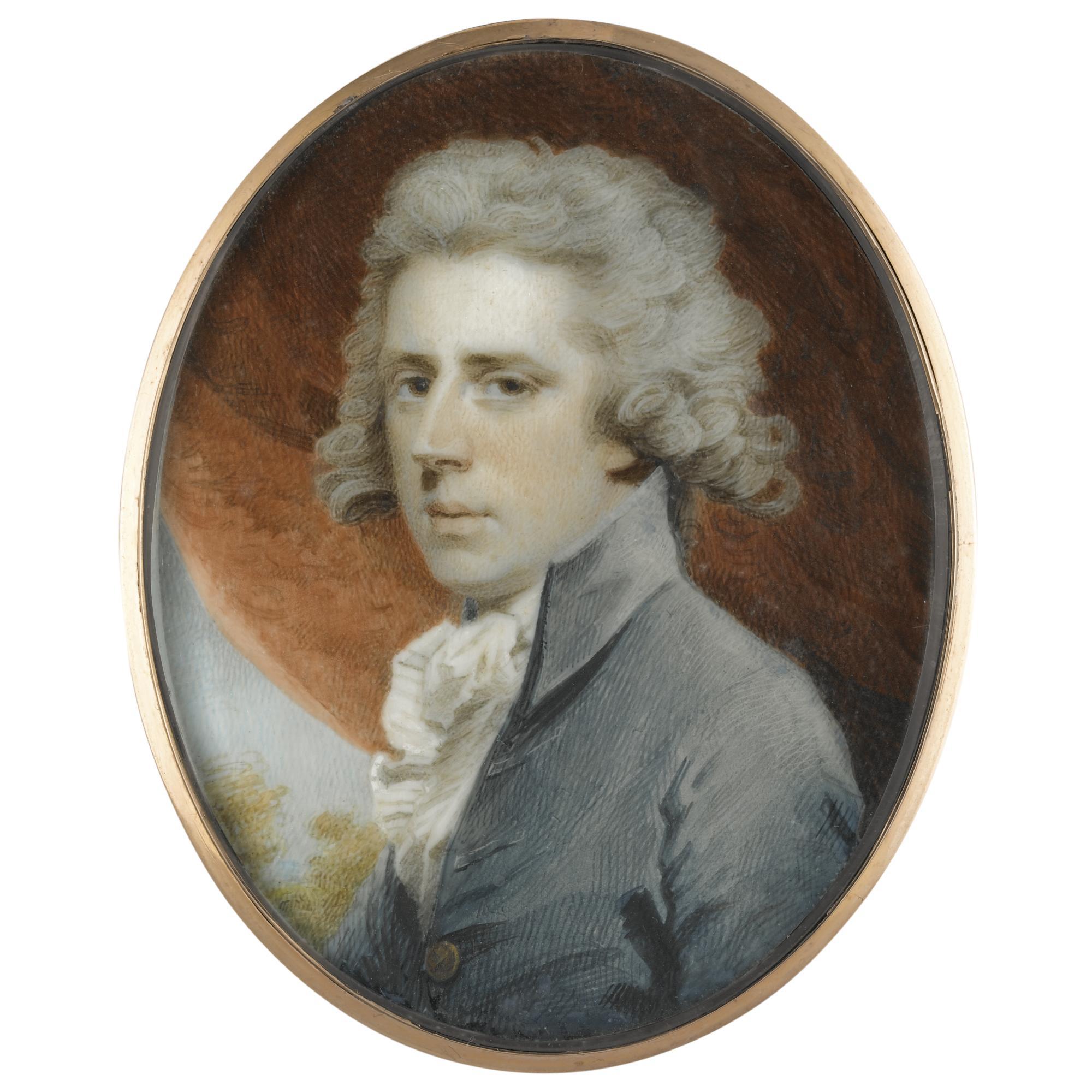 Charles Shirreff - Portrait Of A Gentleman