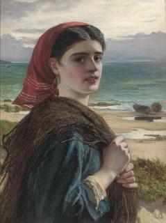 Charles Sillem Lidderdale, R.B.A. - A fisher girl