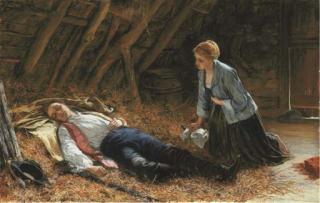 Charles Sillem Lidderdale, R.B.A. - In hiding after Culloden