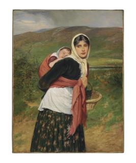 Charles Sillem Lidderdale, R.B.A. - Returning from Market