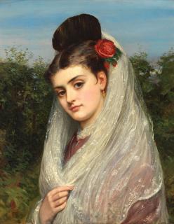 Charles Sillem Lidderdale, RBA - A Spanish Beauty
