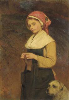Charles Sillem Lidderdale - Knitting