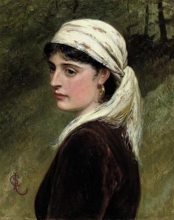 Charles Sillem Lidderdale - The gold earring