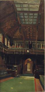 Charles Sims, R.A. - Interior of the House of Commons