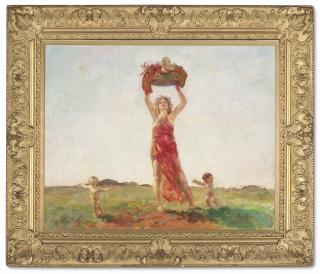 Charles Sims, R.A. - Syrid And Pattatos