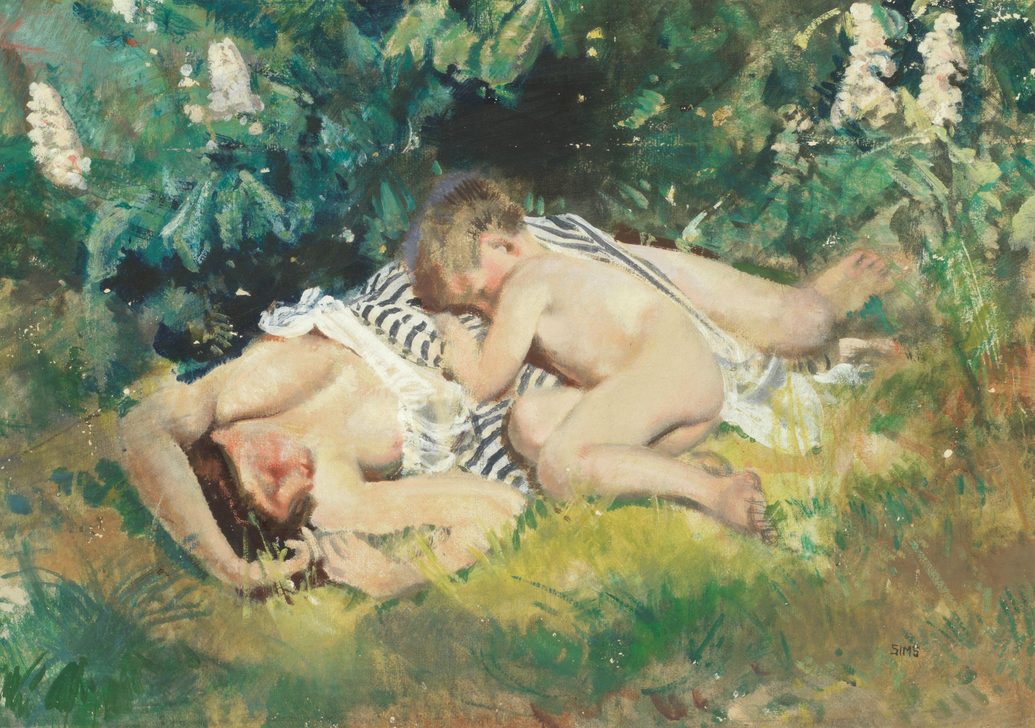 Charles Sims - Mother and child