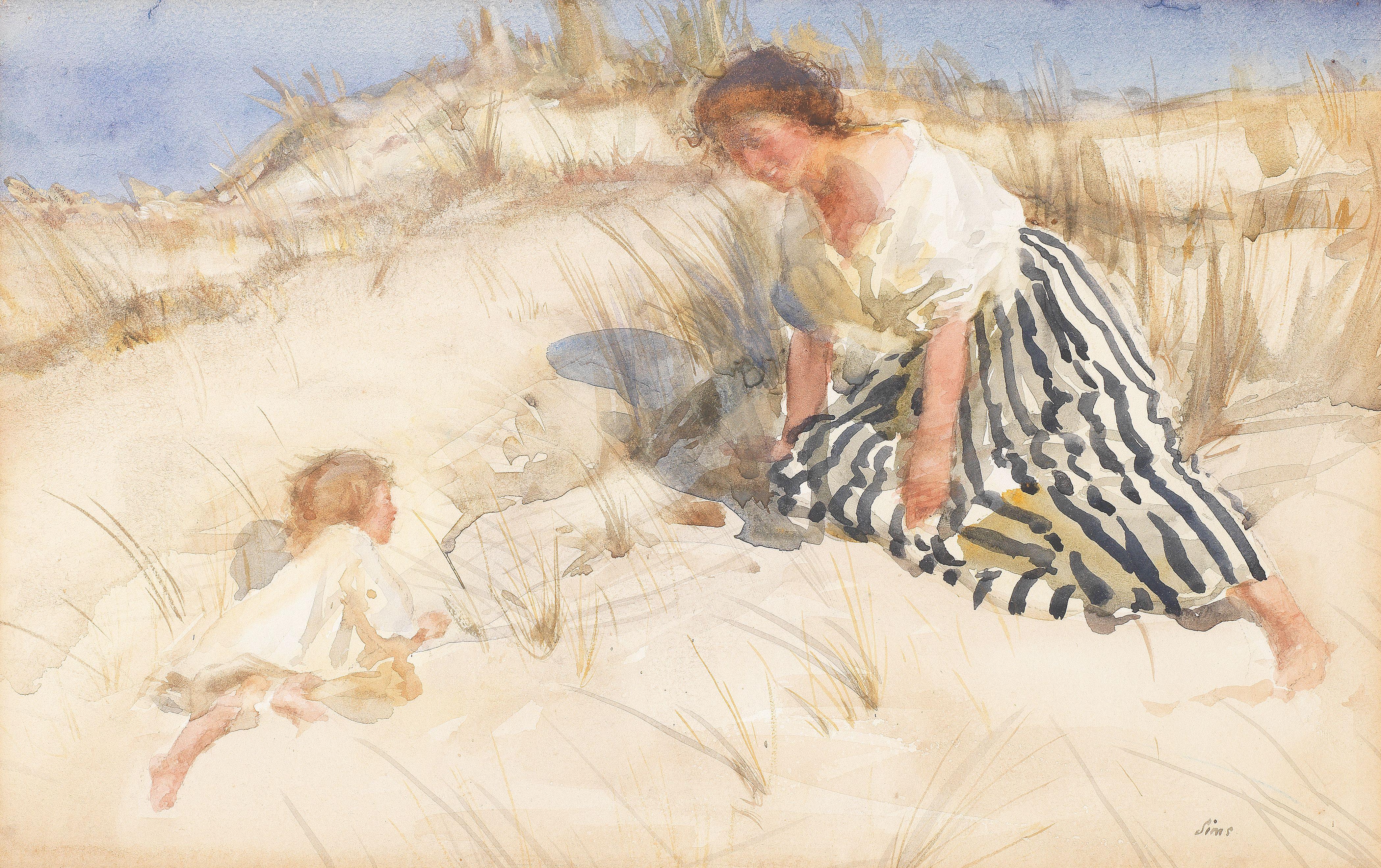 Charles Sims - On the dunes