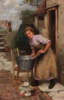 Charles Spencelayh, RMS, HRBSA - Monday morning