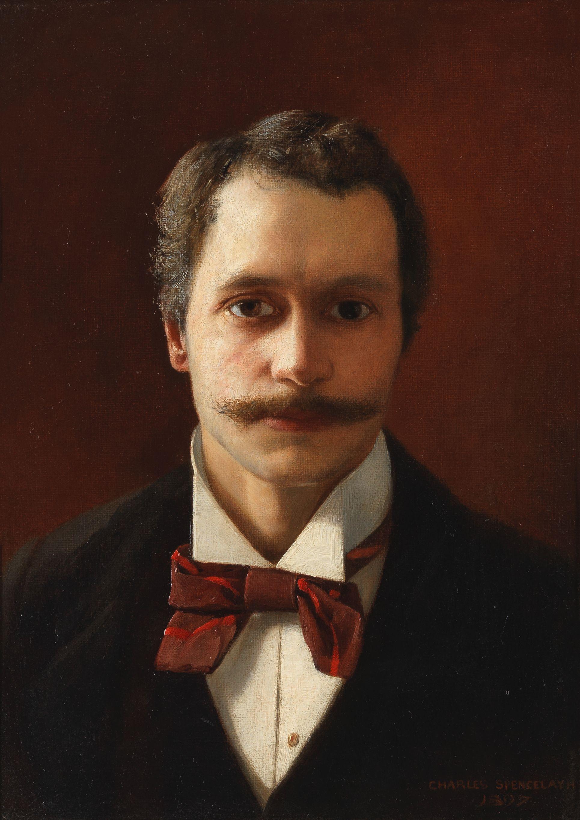 Charles Spencelayh, RMS, HRBSA - Self-portrait