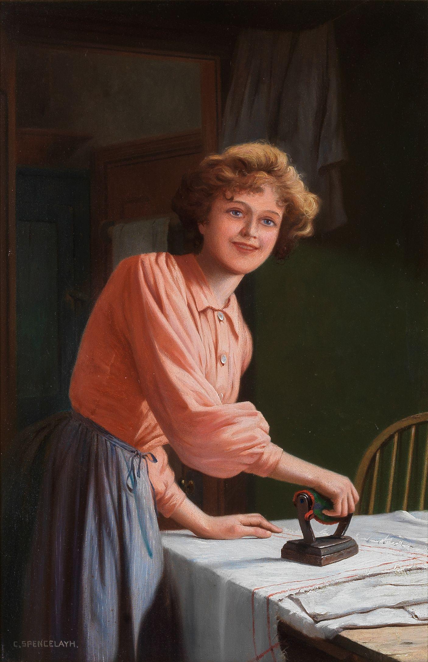 Charles Spencelayh, RMS, HRBSA - Warm work