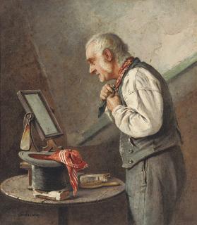 Charles Spencelayh - His Sunday best