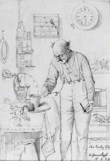 Charles Spencelayh - The Early Bird