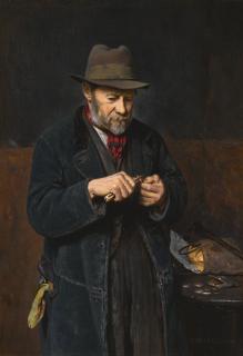 Charles Spencelayh - The Leaden Coin