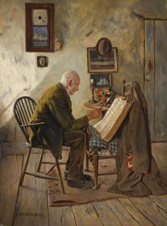 Charles Spencelayh - The Morning Chapter