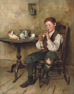 Charles Spencelayh - The Penny Whistle