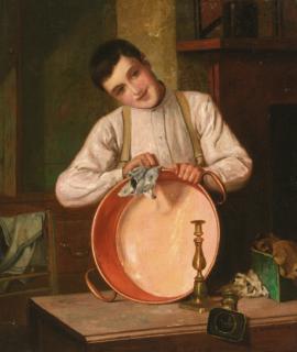 Charles Spencelayh - The Shining Example