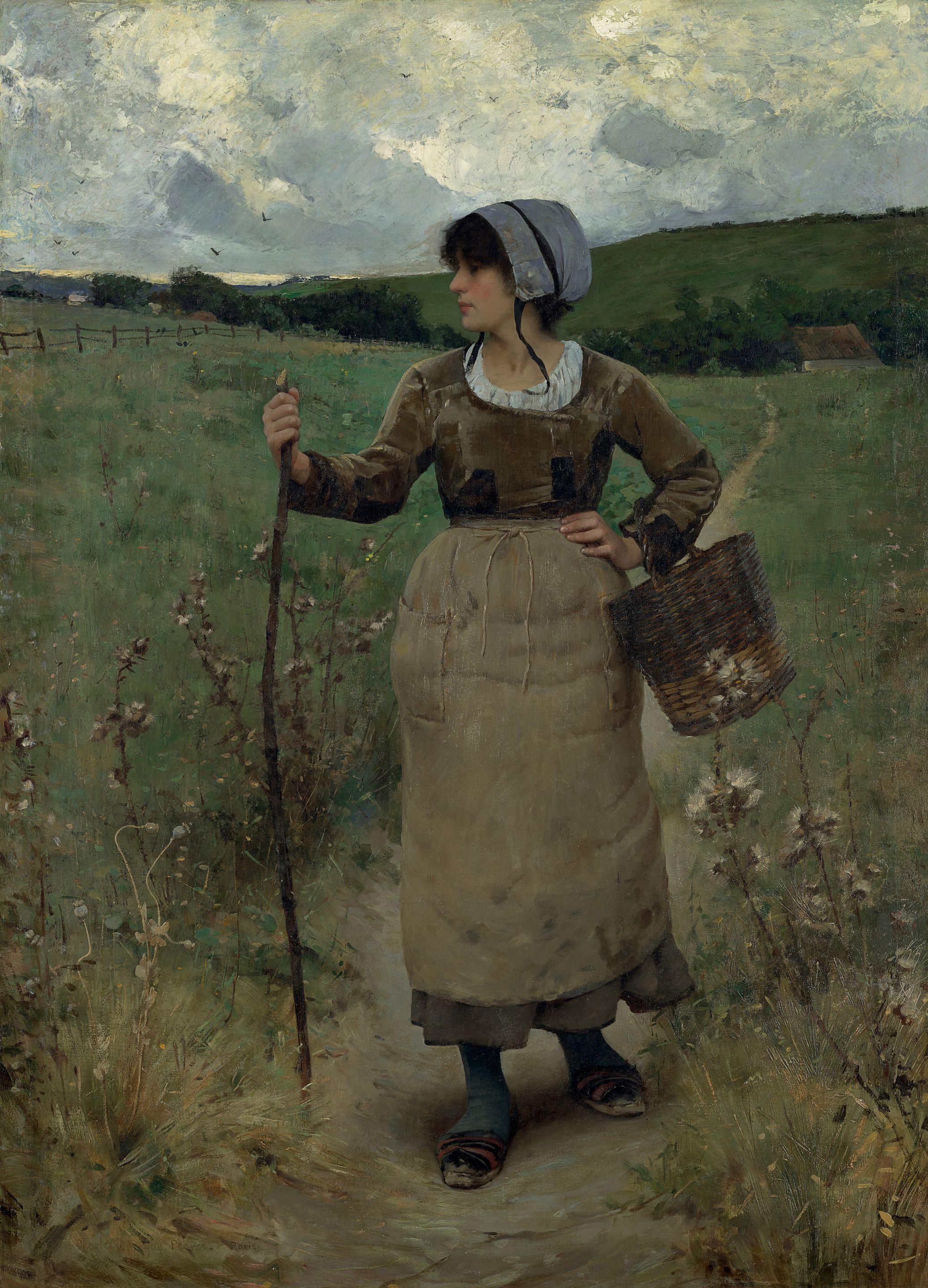 Charles Sprague Pearce - Across the Common