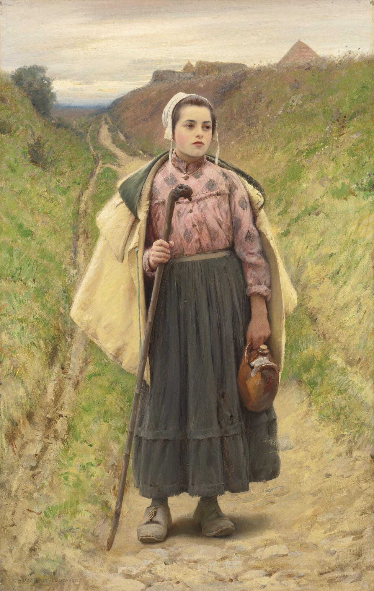 Charles Sprague Pearce - On The Path