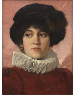 Charles Sprague Pearce - Portrait of a Woman
