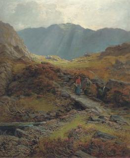 Charles Stuart, F.S.A. - Crossing the burn